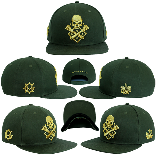 GEARHEAD x HYPEBEAT 'CULTURE WARS' MILITARY GREEN SNAPBACK