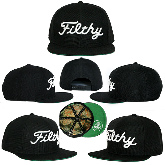 WIP X CUSTOMGROW420: 'FILTHY' HEMP SNAPBACK