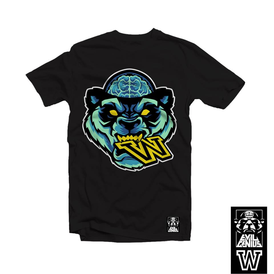 WIP  X EVIL GENIUS 'WIP BITES' TEE