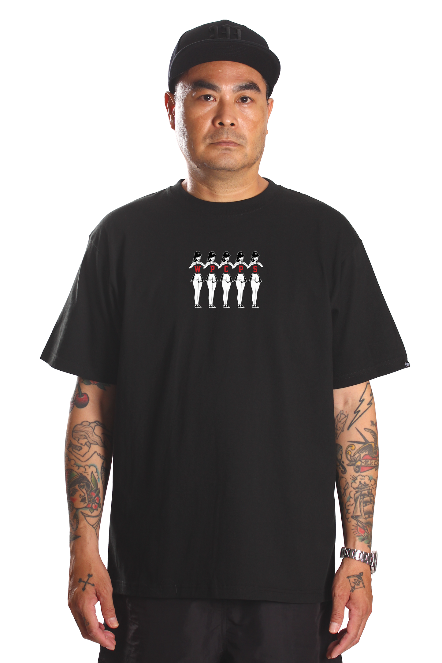 WPCPS 'Pin Up' Tee — Black