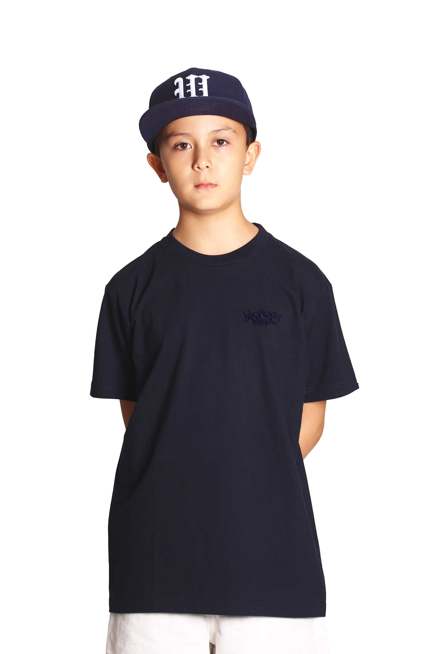 WPCPS Handstyle Embro Tee — Midnight Blue