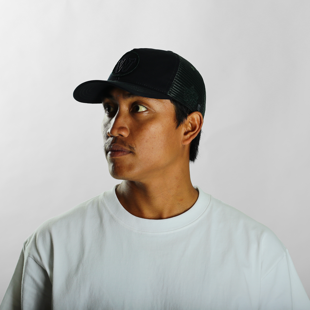 A-frame W Badger Mesh Cap