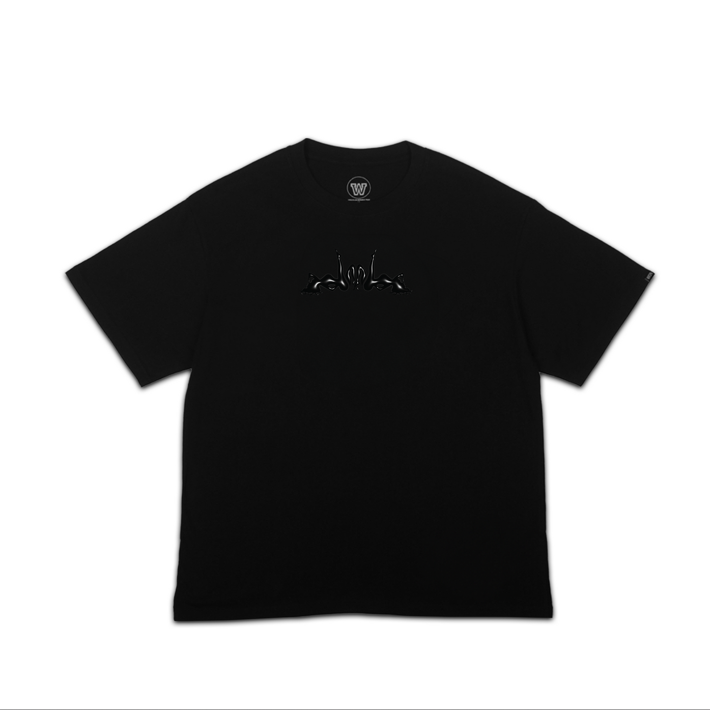 Daily Pleasure 'ATA' Latex Tee — Black