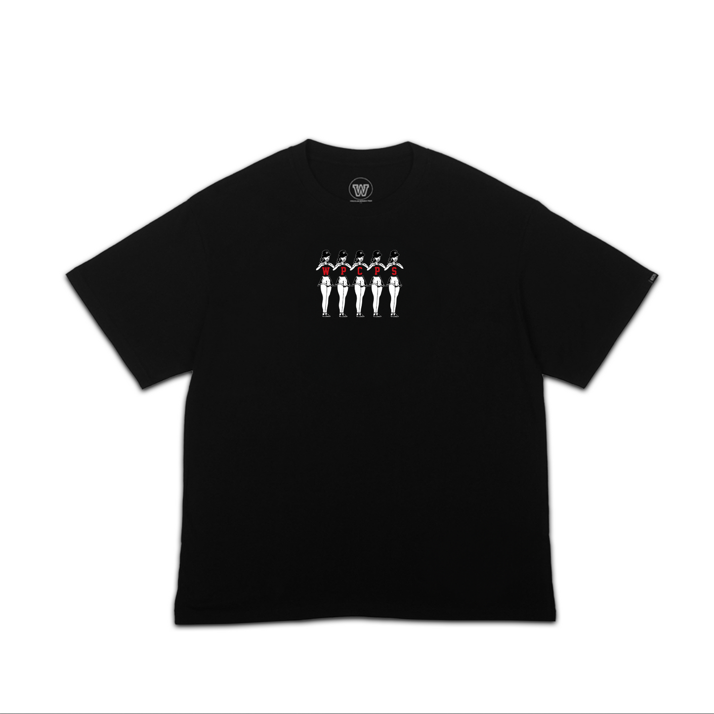 WPCPS 'Pin Up' Tee — Black