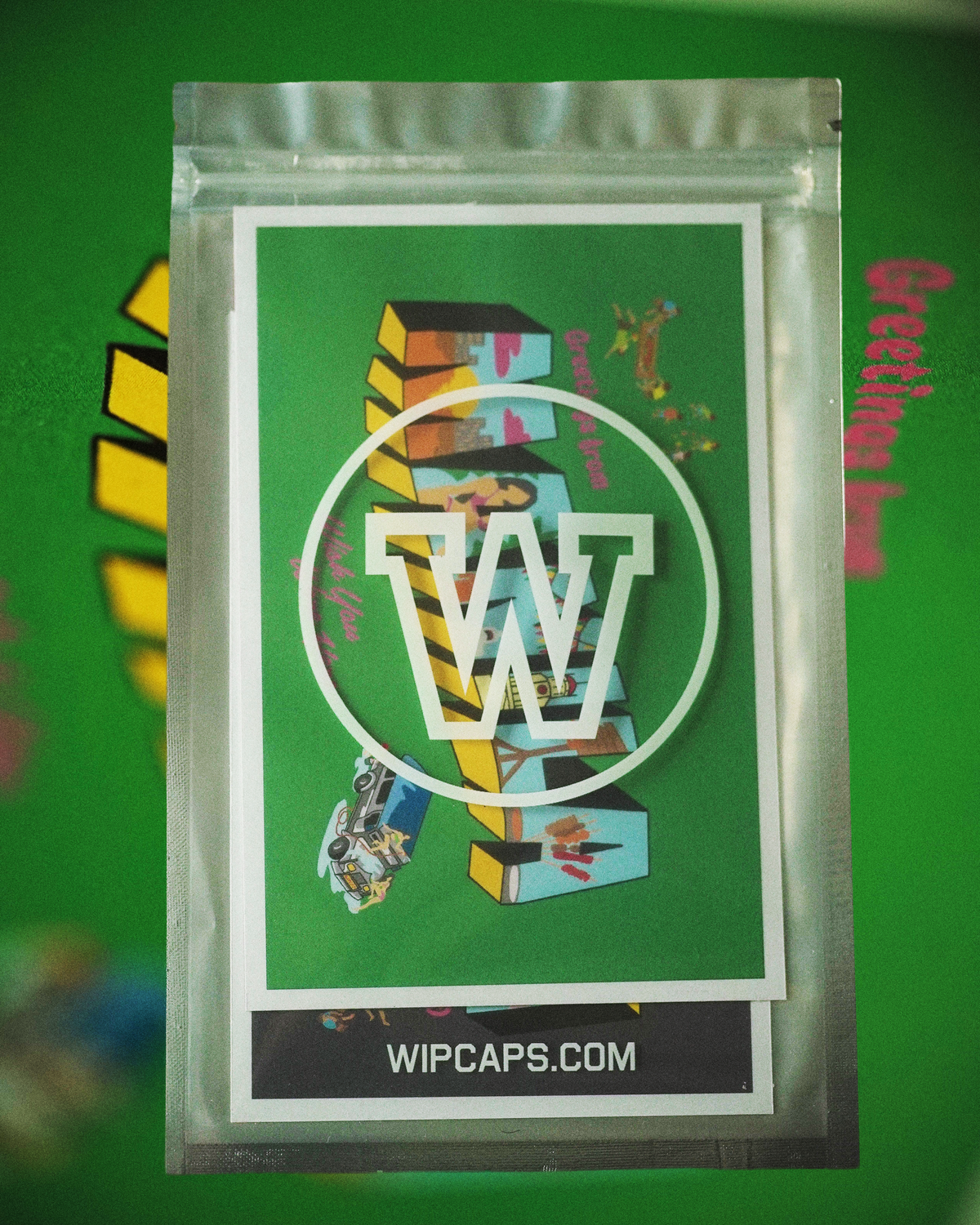 WIP Caps Postcard