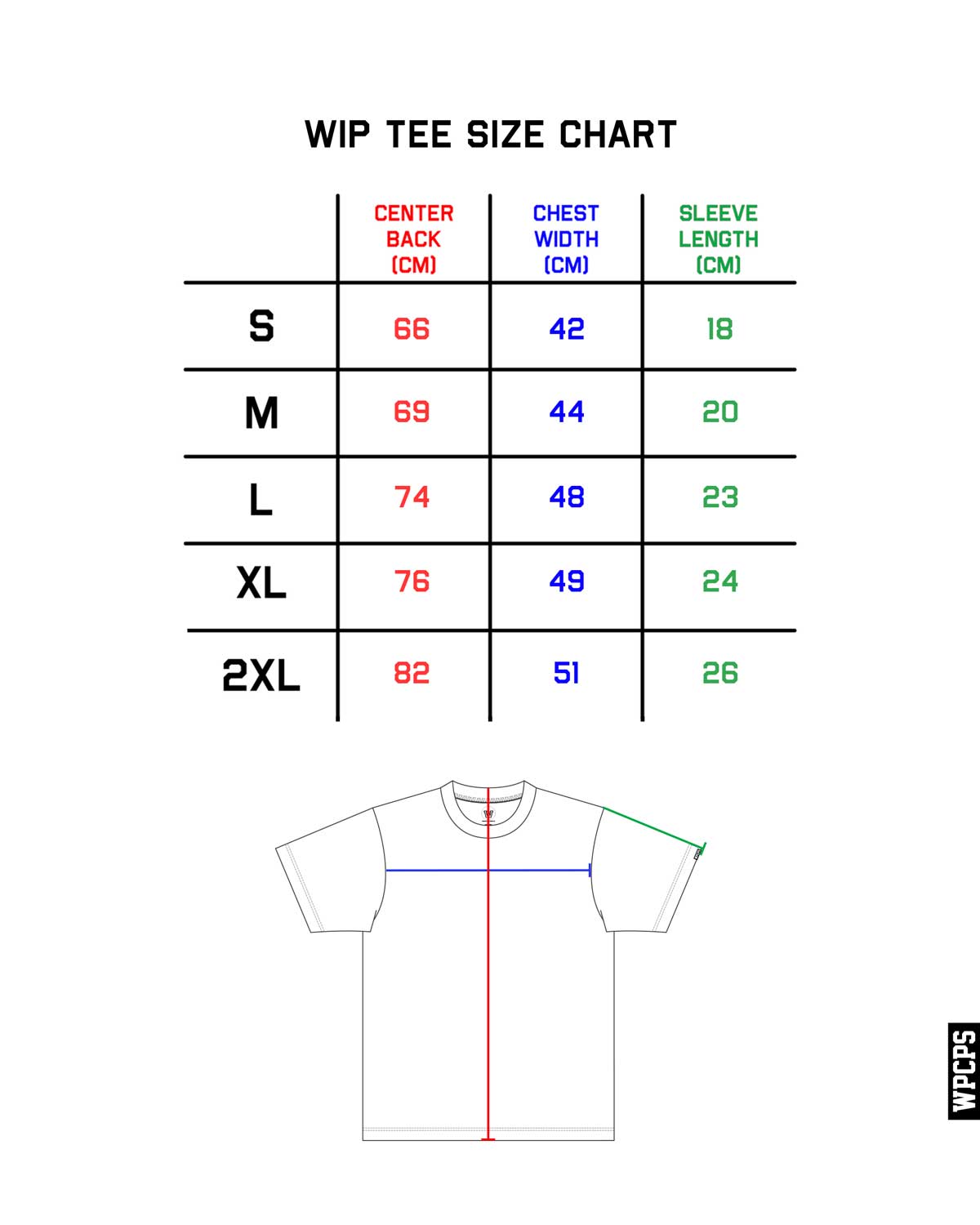 WPCPS 3D Tee (black)