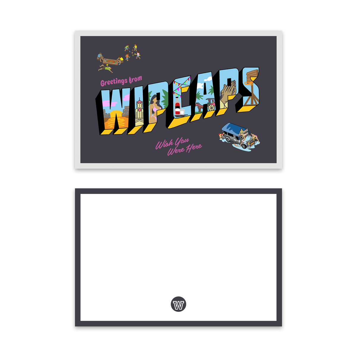 WIP Caps Postcard