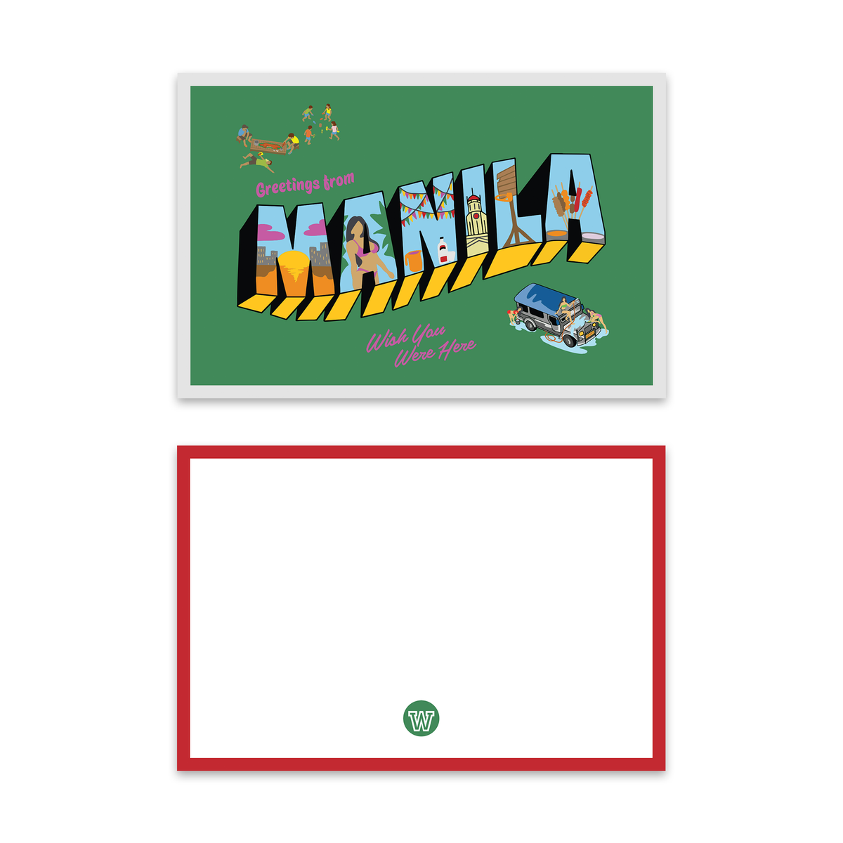 WIP Caps Postcard